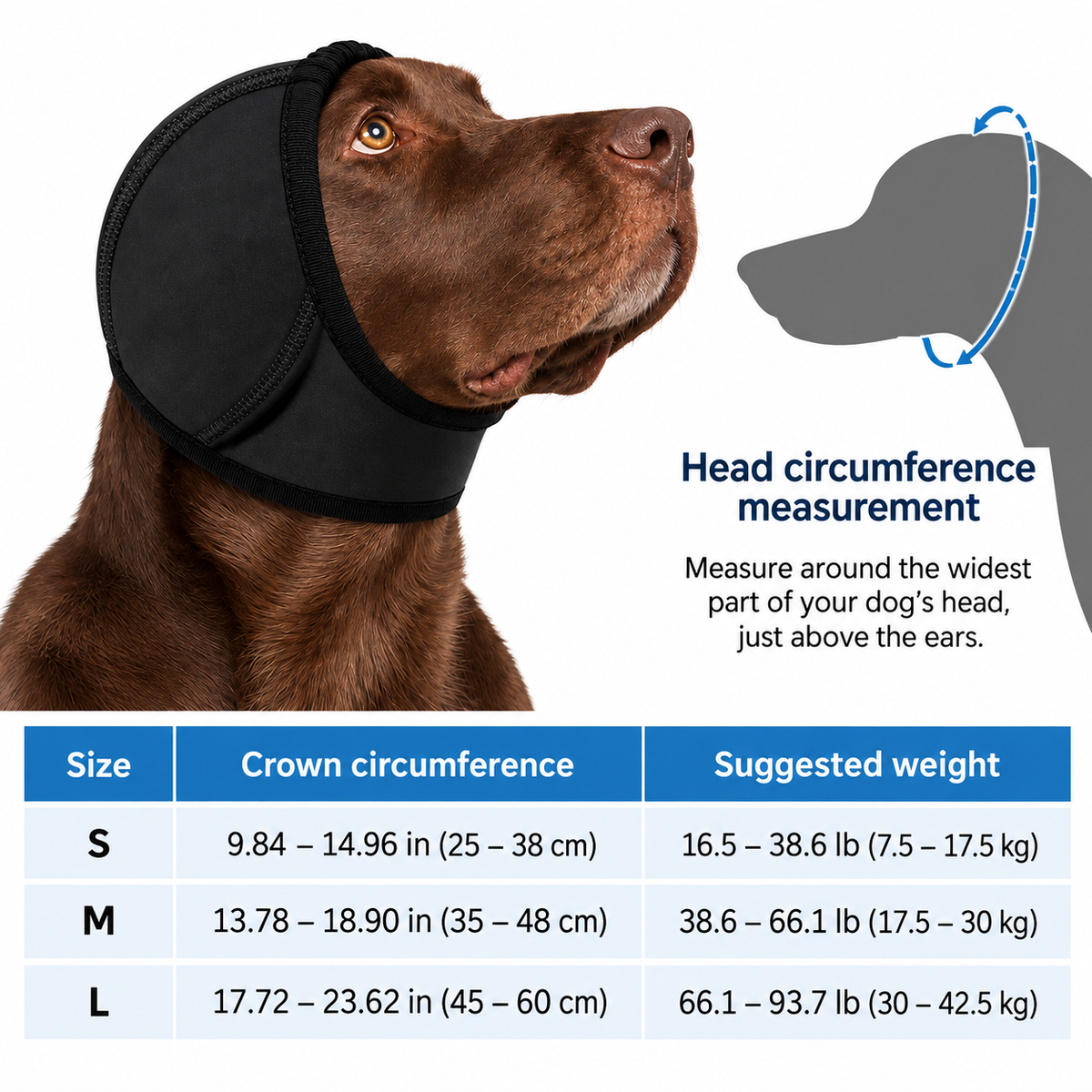 Dog Calming Ear Muffs