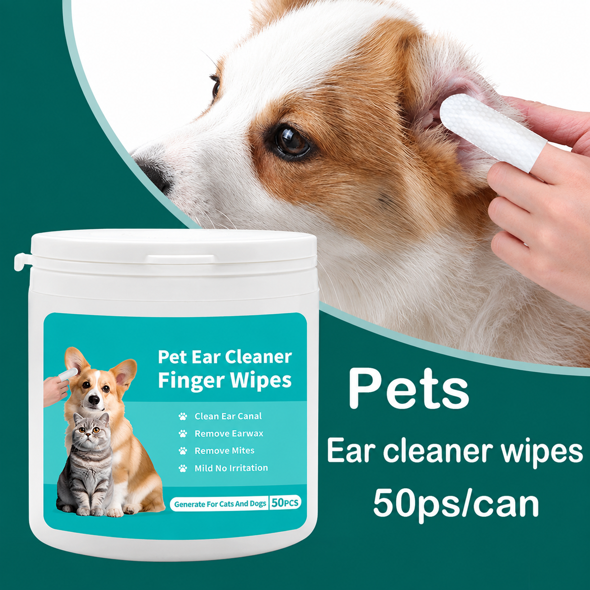 Pet Ear Cleaning Wipes