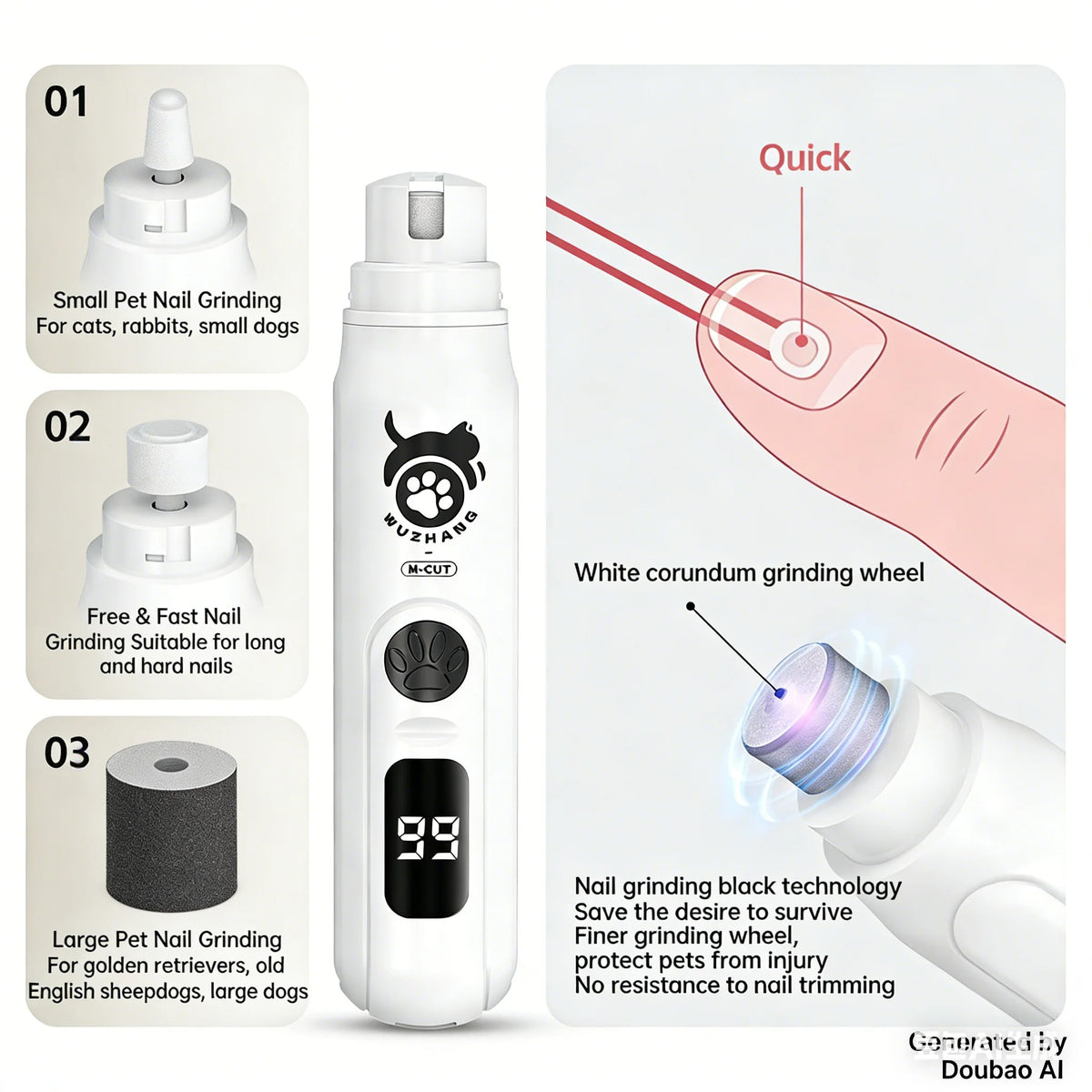 Electric Pet Nail Grinder