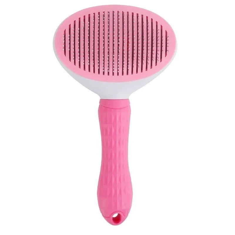 Self-Cleaning Pet Hair Removal Brush